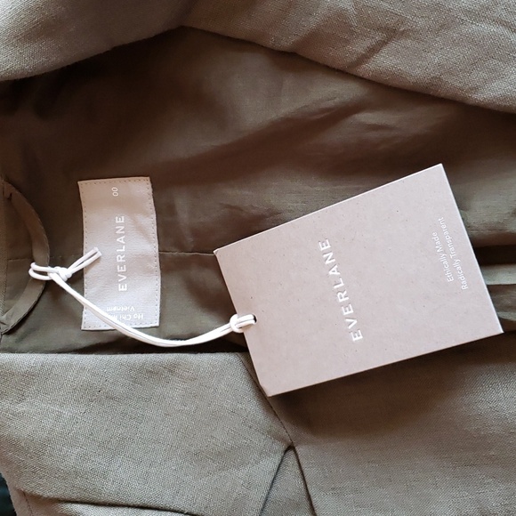 Everlane The Linen Oversized Blazer nwt & nwot - Picture 8 of 10